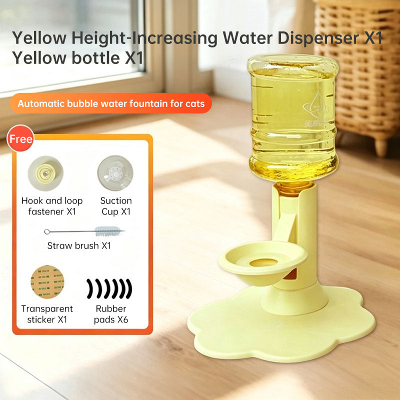 Gravity Cat Water Dispenser Filter Free No Electricity Pet Fountain