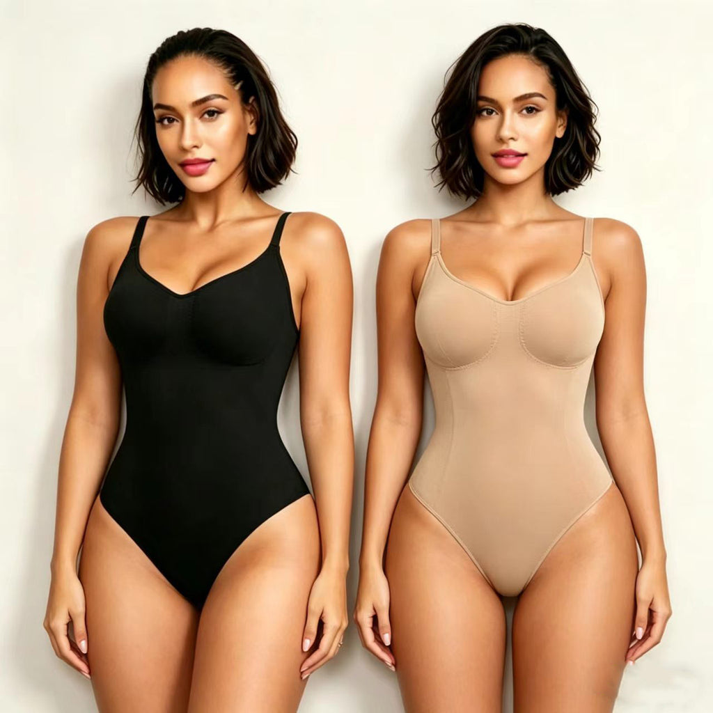 Seamless Shapewear Cami Top With Tummy Control Push Up Bodycon