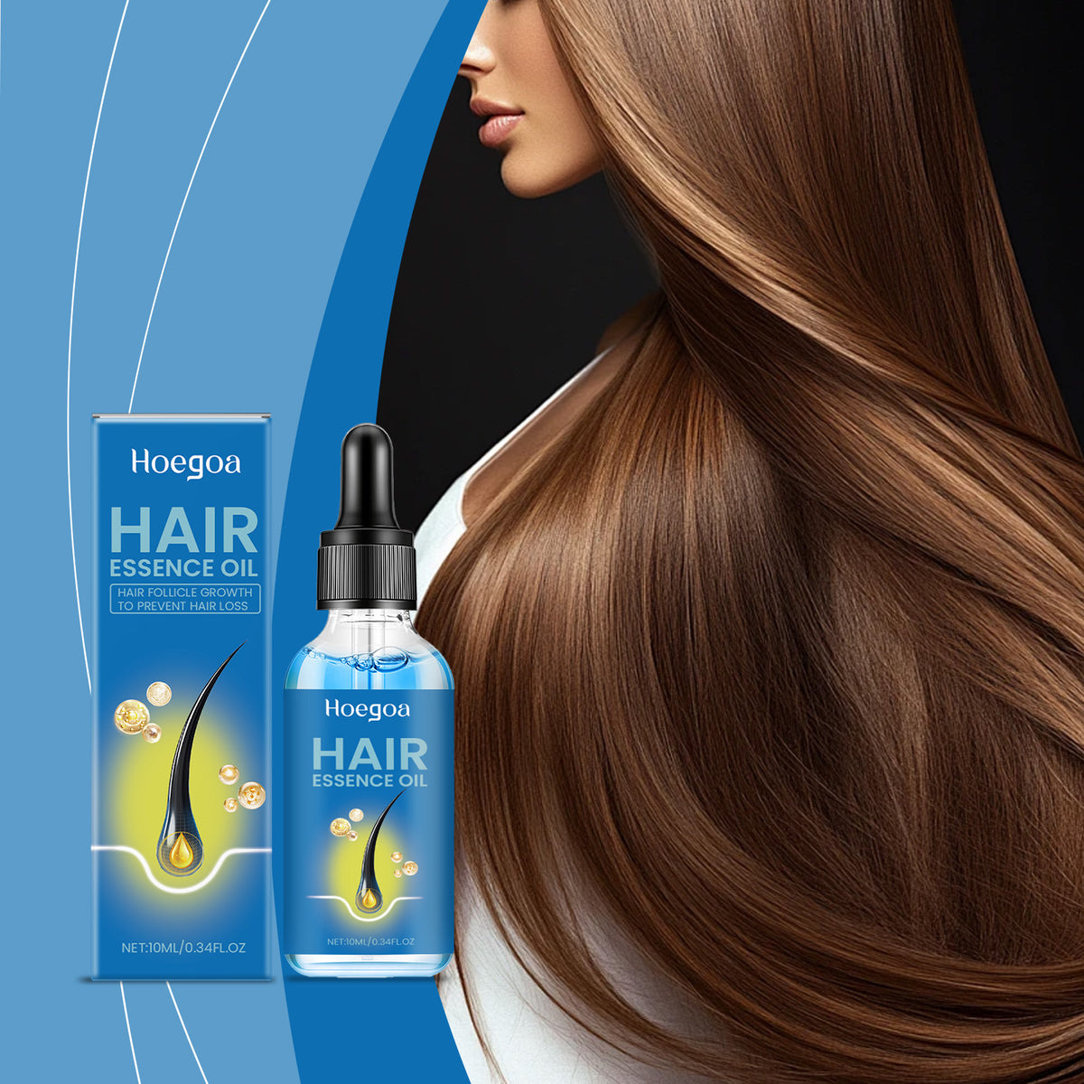 Hoegoa Hair Serum With Camellia Seed Oil Thickens Hair And Stimulates New Growth