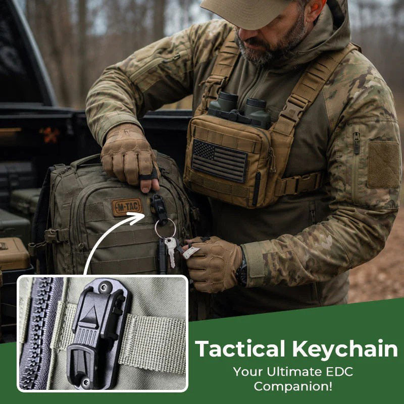 Multi Use Belt Key Carabiner Clip Hook For Tactical Backpack EDC Gear