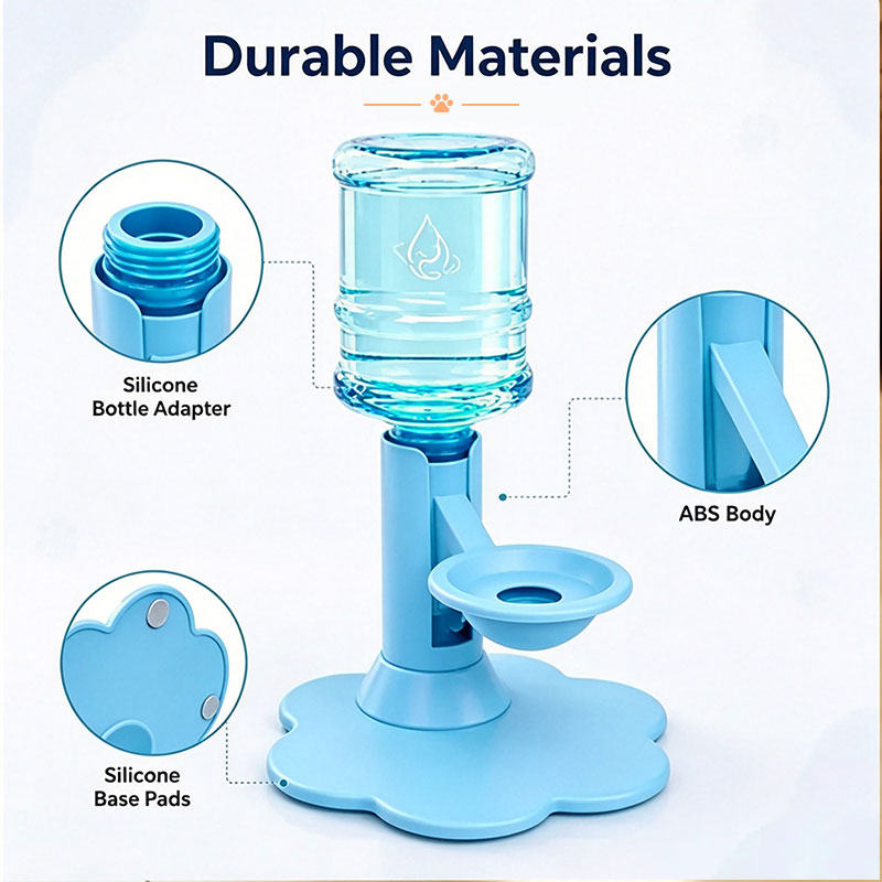 Gravity Cat Water Dispenser Filter Free No Electricity Pet Fountain