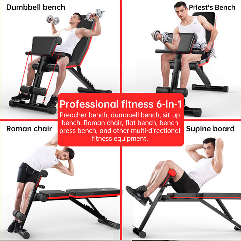 Adjustable Foldable Weight Bench For Home Gym Dumbbell Equipment