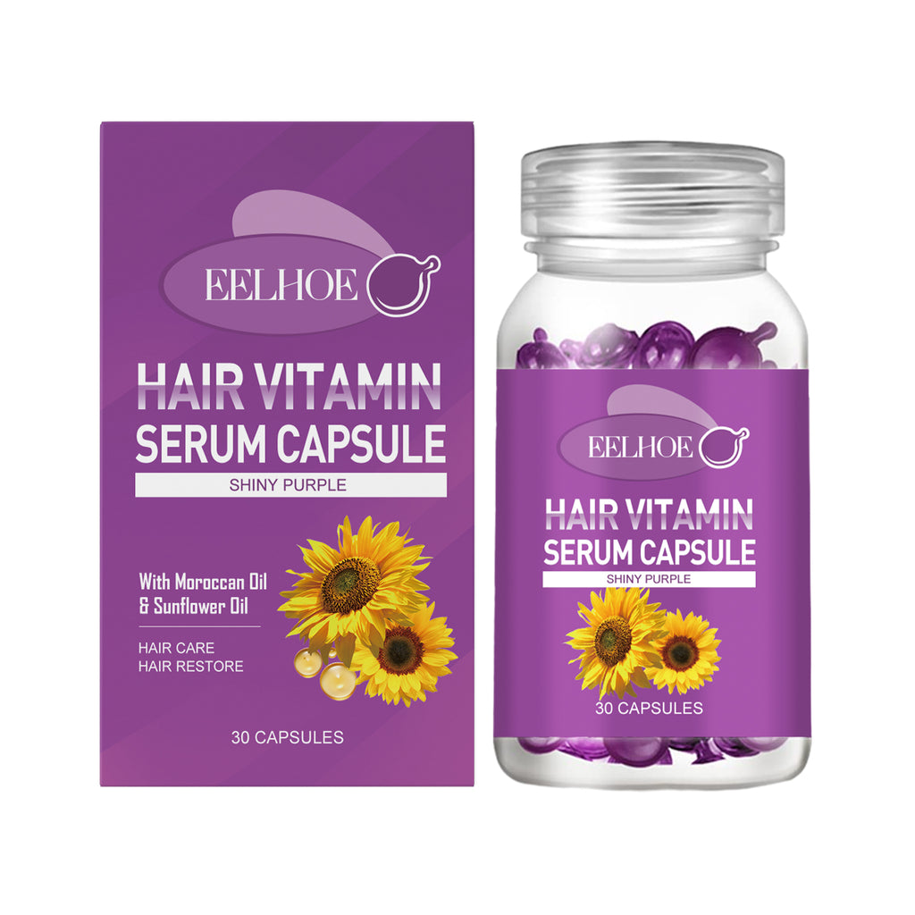 EELHOE Hair Repair Essential Oil Capsules With Argan Jojoba Sunflower Oil