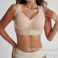 Plus Size Women Posture Correcting Sports Bra Push Up Wireless