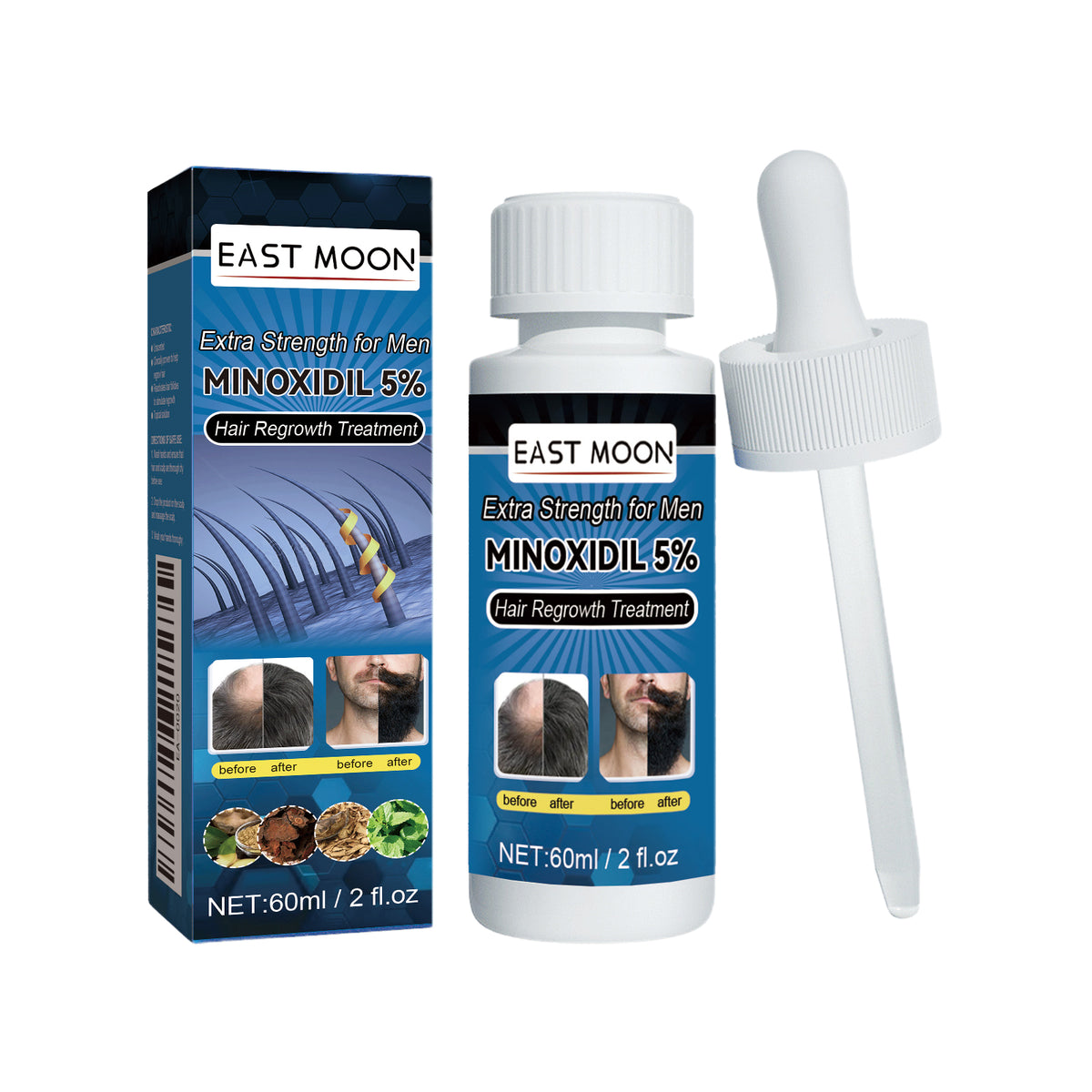 East Moon Men's Nourishing Scalp Care Liquid With Glycerin And Mugwort