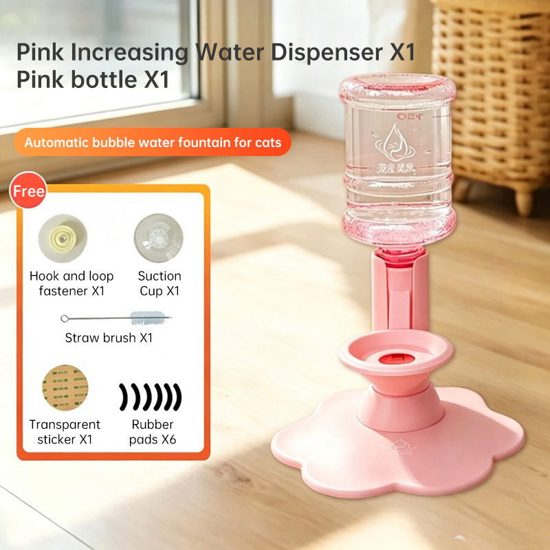 Gravity Cat Water Dispenser Filter Free No Electricity Pet Fountain