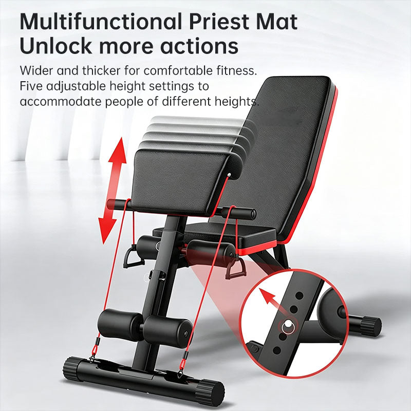 Adjustable Foldable Weight Bench For Home Gym Dumbbell Equipment