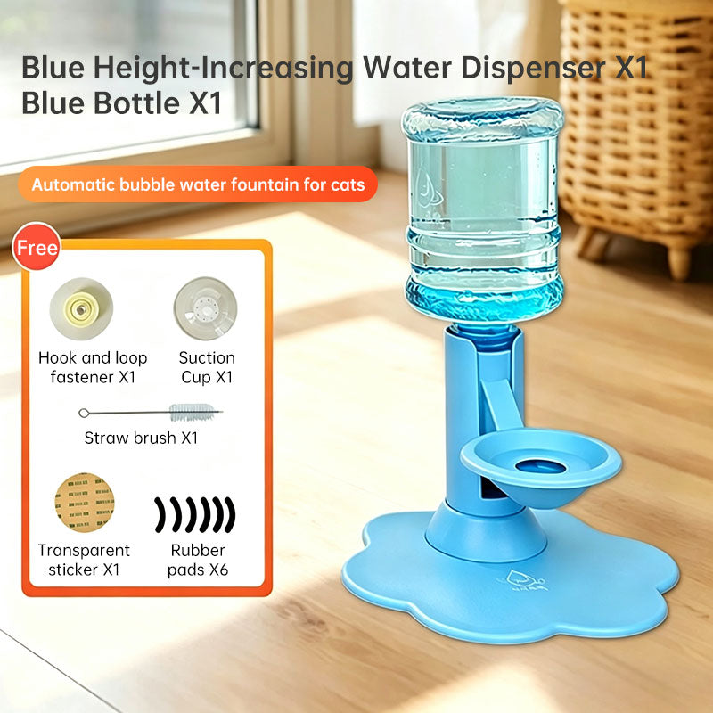 Gravity Cat Water Dispenser Filter Free No Electricity Pet Fountain