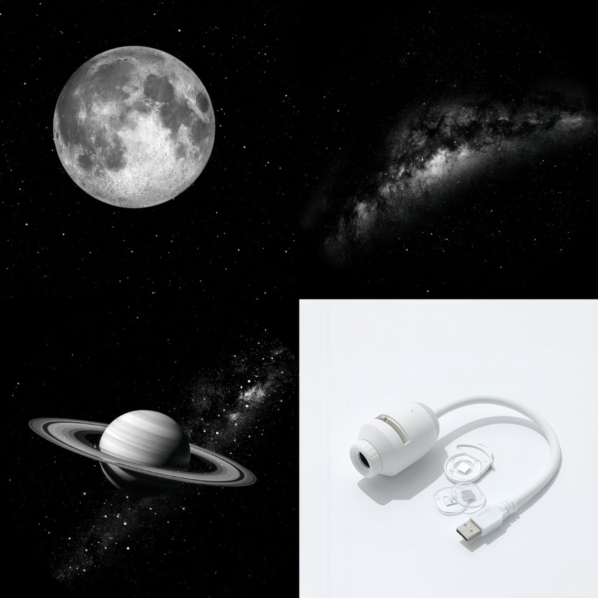 USB Galaxy Star Projection Night Light For Bedroom Ambiance