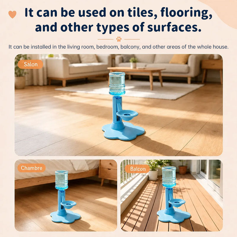 Gravity Cat Water Dispenser Filter Free No Electricity Pet Fountain
