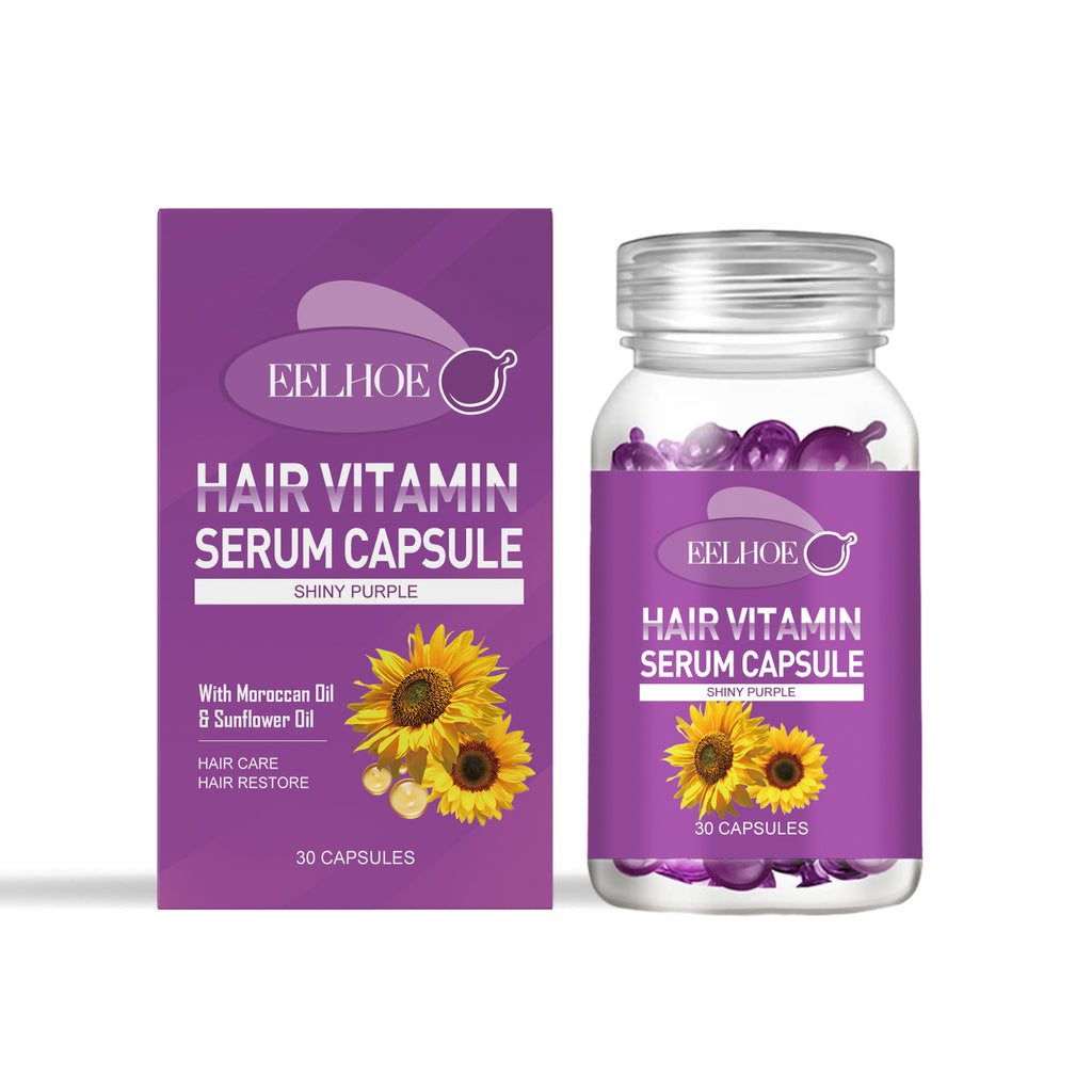 EELHOE Hair Repair Essential Oil Capsules With Argan Jojoba Sunflower Oil