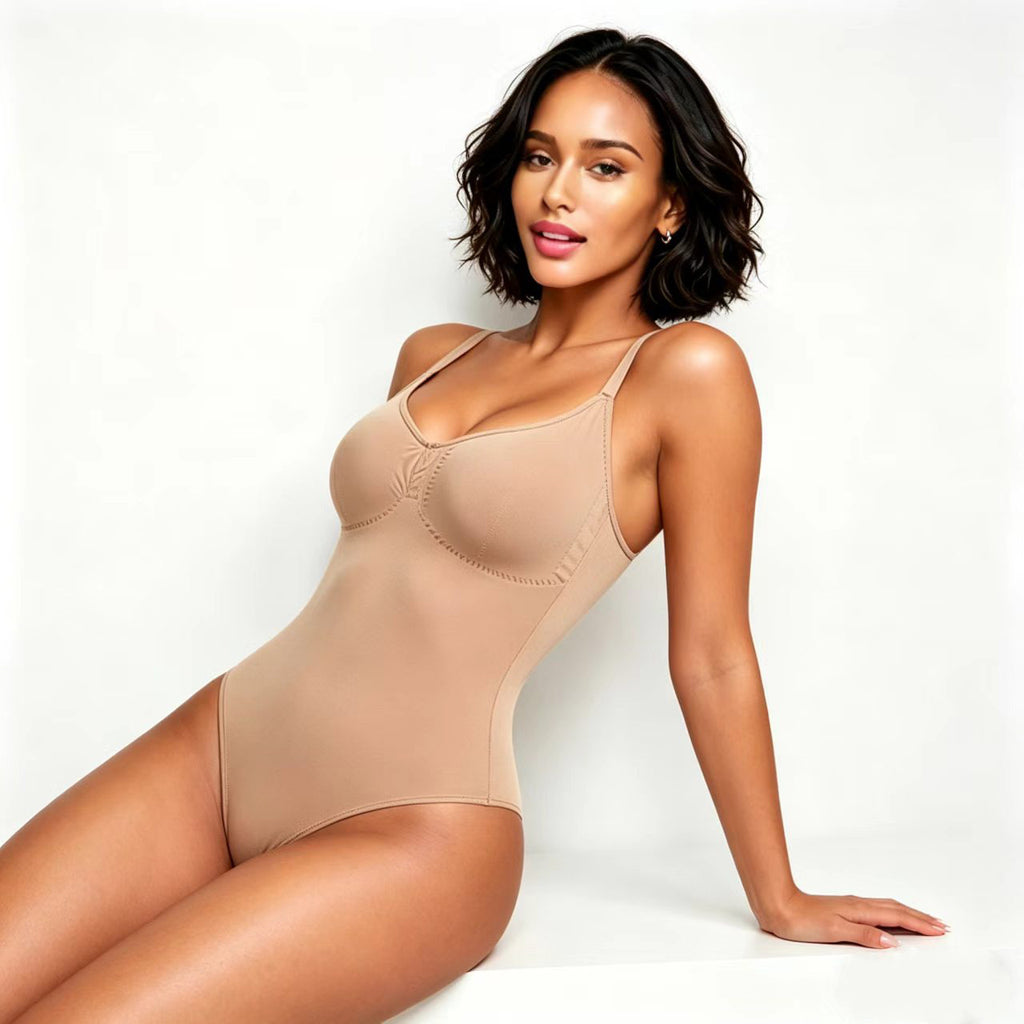 Seamless Shapewear Cami Top With Tummy Control Push Up Bodycon