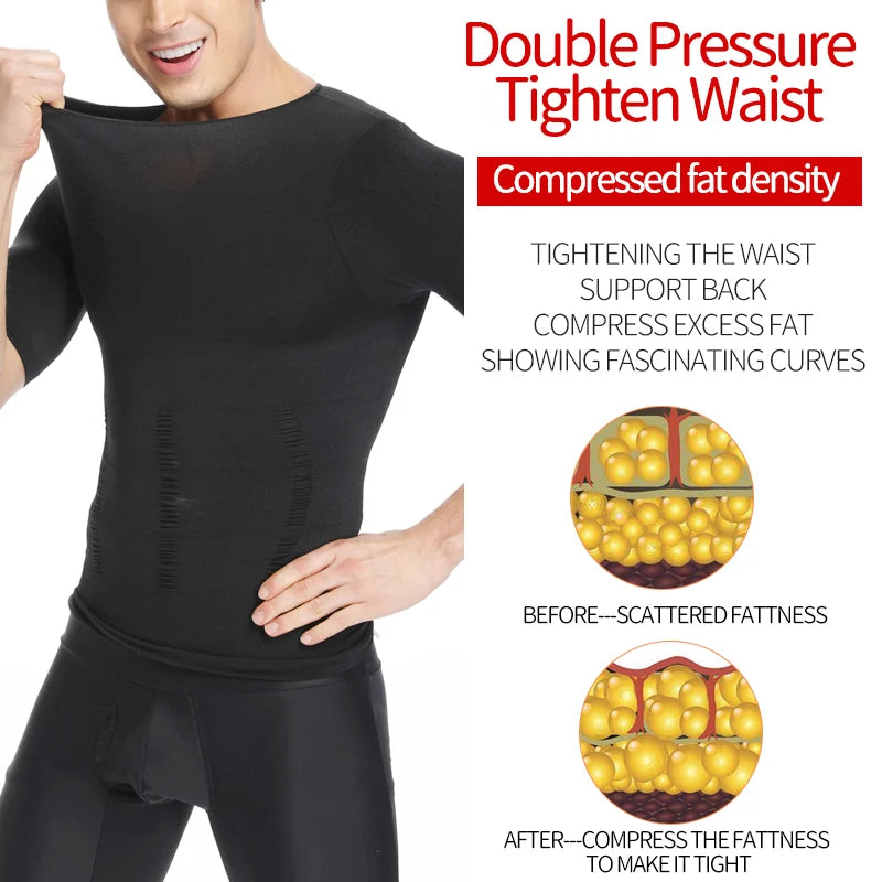 Men Chest Support Posture Corrector Waist Trainer Vest