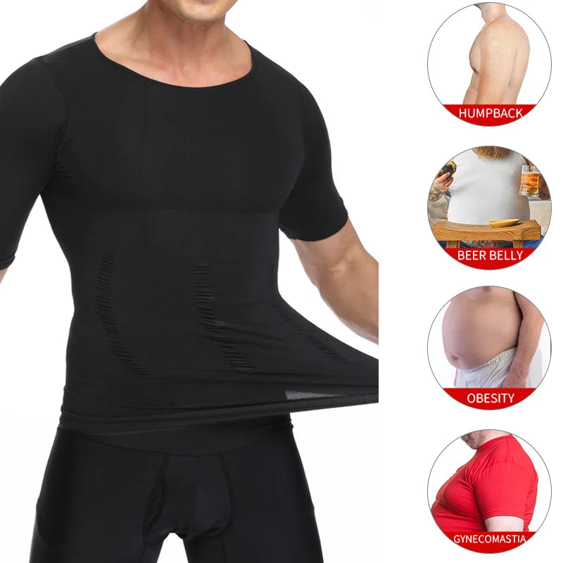 Men Chest Support Posture Corrector Waist Trainer Vest