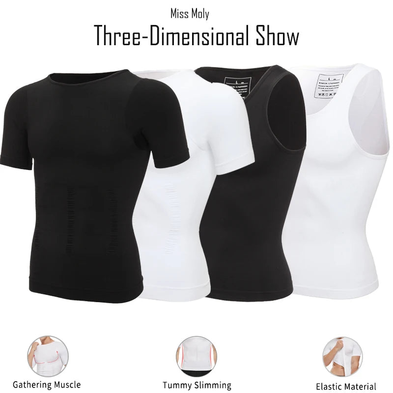 Men Chest Support Posture Corrector Waist Trainer Vest