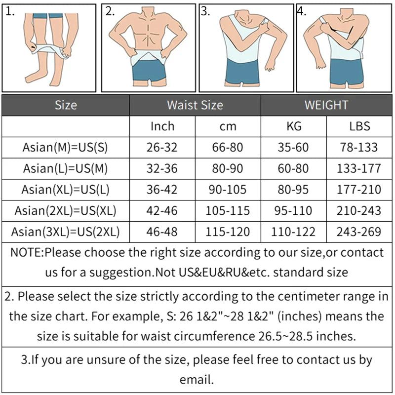 Men Chest Support Posture Corrector Waist Trainer Vest