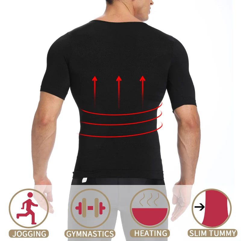Men Chest Support Posture Corrector Waist Trainer Vest