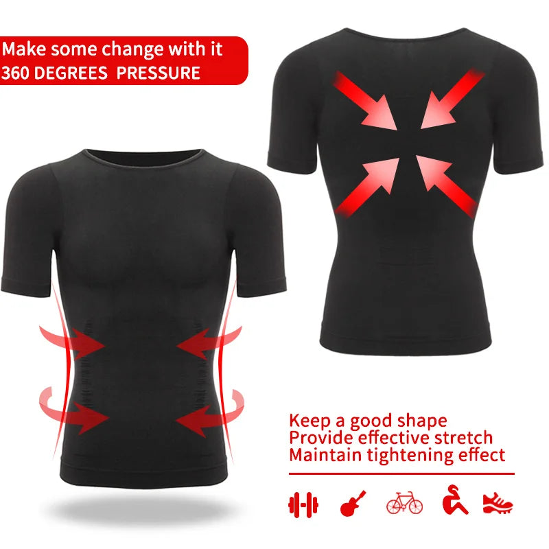 Men Chest Support Posture Corrector Waist Trainer Vest