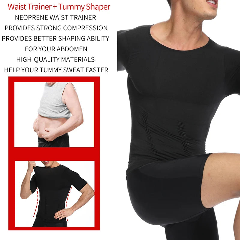 Men Chest Support Posture Corrector Waist Trainer Vest