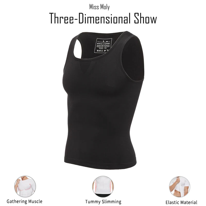 Men Chest Support Posture Corrector Waist Trainer Vest