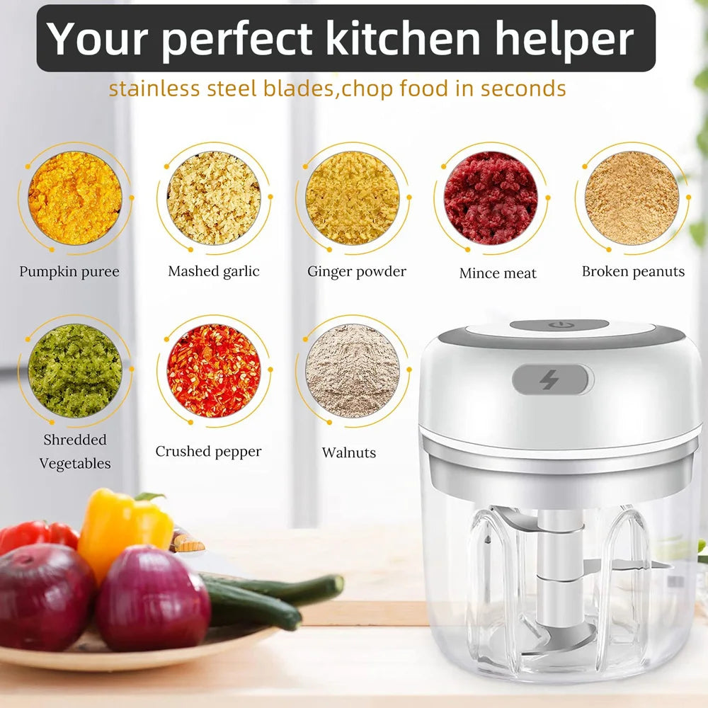 6 Blades Stainless Steel Vegetable Chopper Manual Food Slicer Grater Cutter